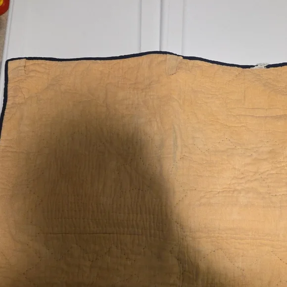 Navy and Tan Star Quilt - Picture 6 of 8